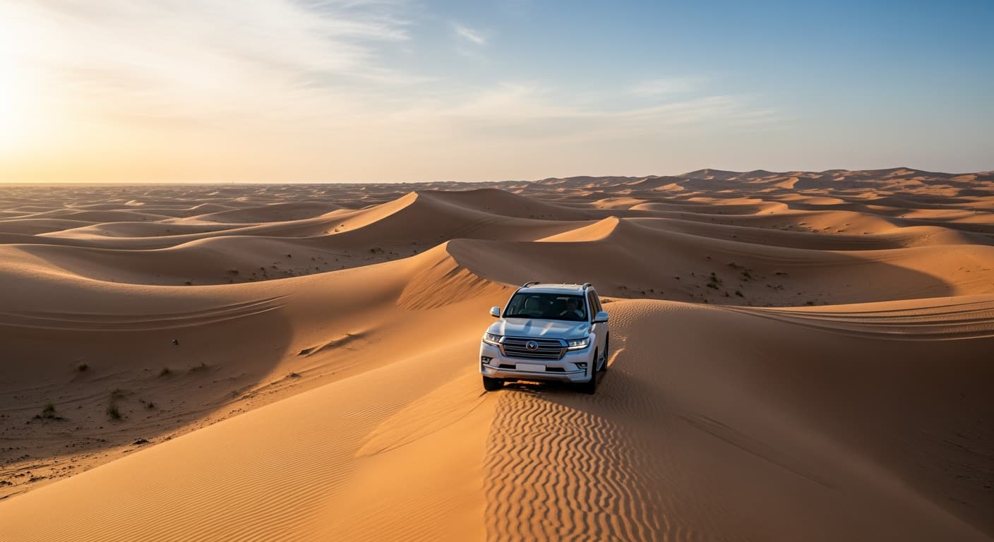 Evening Desert Safari Abu Dhabi – Own Car